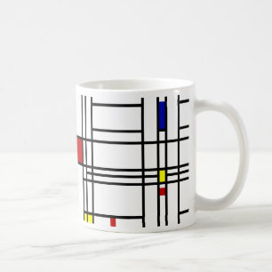 Mondrian Modern Art Coffee Mug