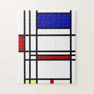 Mondrian Modern Art Jigsaw Puzzle