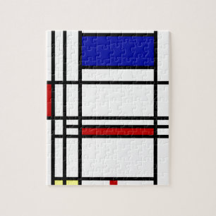 Mondrian Modern Art Jigsaw Puzzle