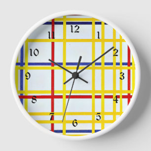 Mondrian - New York City I, Clock