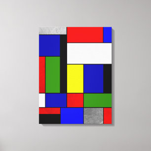Mondrian No. 4 Canvas Print