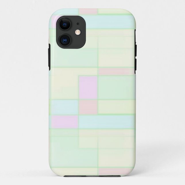 mondrian pastel iphone case cover (Back)