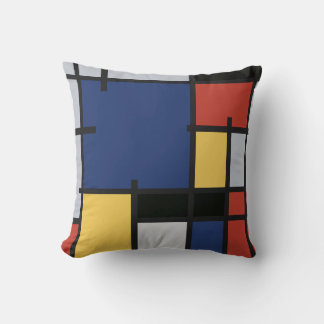 Mondrian’s Box Cushion – A Pop of Modern Art