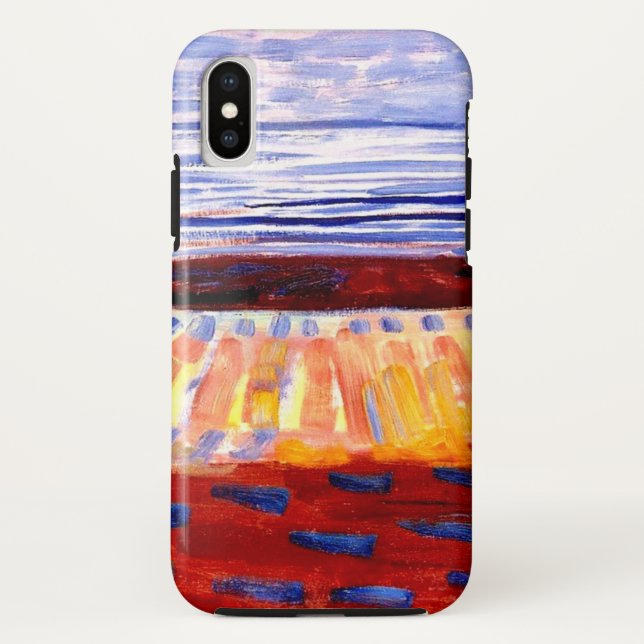Mondrian - Sea After Sunset, colourful painting Case-Mate iPhone Case (Back)