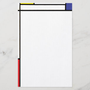 mondrian stationery