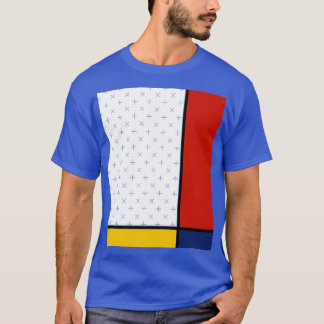 Mondrian Style Abstract Art funny T-Shirt