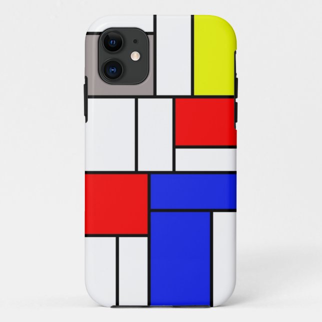Mondrian style Case-Mate iPhone case (Back)