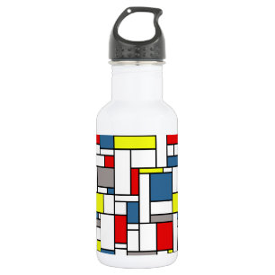 Mondrian style design 532 ml water bottle