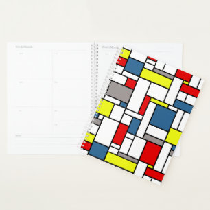Mondrian style design planner