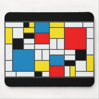 Mondrian Style Mouse Pad