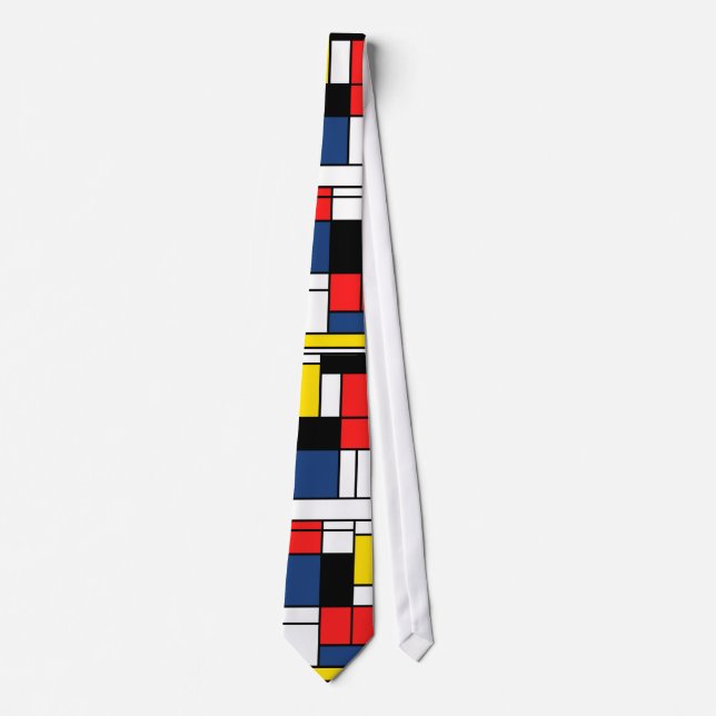 Mondrian Style Tie - Dig it! (Front)