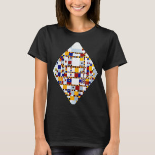Mondrian Victory Boogie Woogie Neo Plasticism Abst T-Shirt