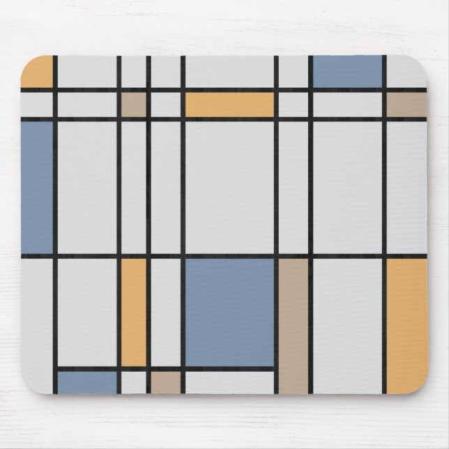 Mondrian's Modern Mouse Pad (Front)