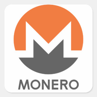 Monero Square Sticker