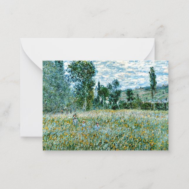 Monet - A Meadow Card (Front)