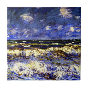 Monet - A Stormy Sea Ceramic Tile
