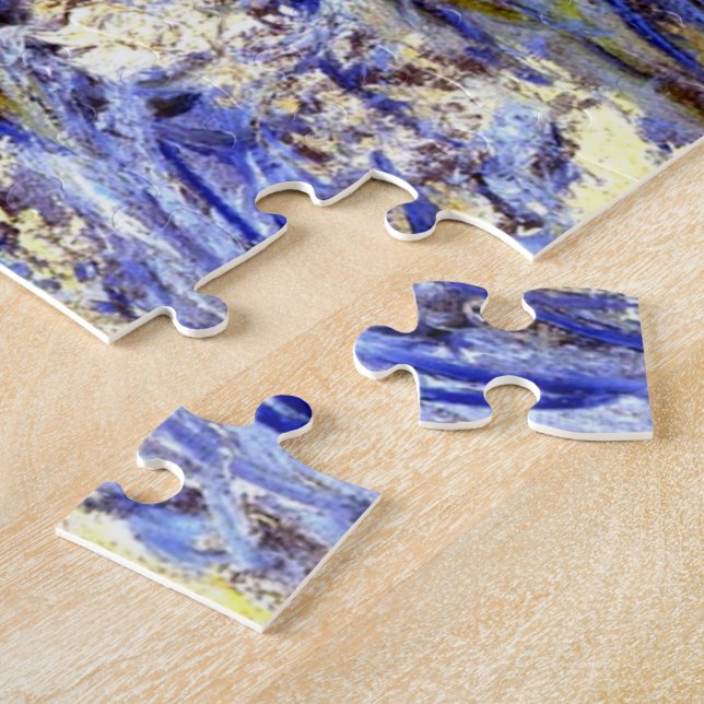 Monet - A Stormy Sea Jigsaw Puzzle (Side)