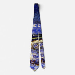 Monet - A Stormy Sea Tie