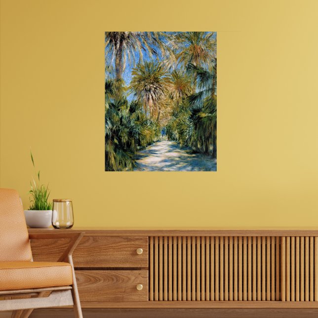 Monet - Algiers, the Garden of Essai Poster (Living Room 2)