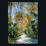 Monet - Algiers, the Garden of Essai Poster<br><div class="desc">Algiers,  the Garden of Essai. Fine art painting by Claude Monet.</div>