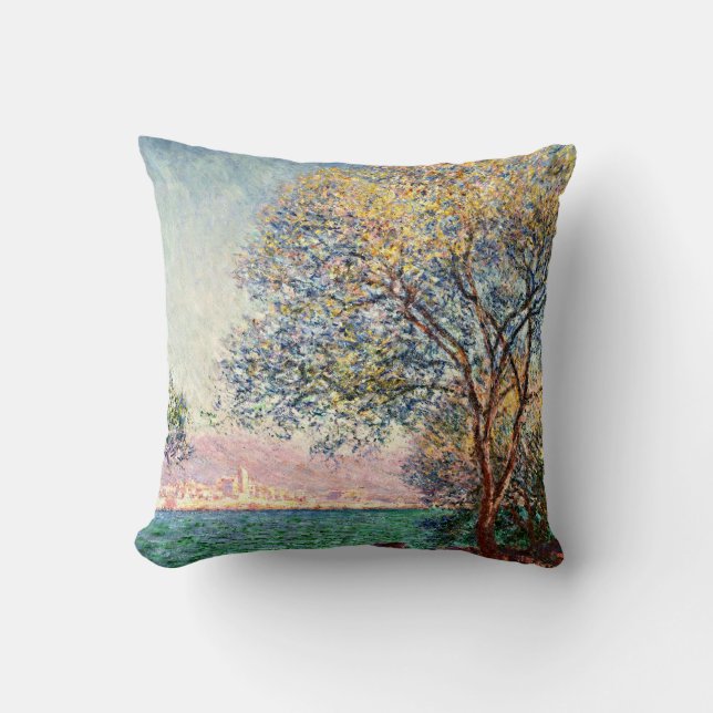Monet: Antibes in the Morning artwork Cushion (Front)