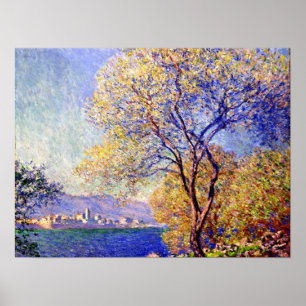 Monet - Antibes Seen from the Salis Gardens,  Poster