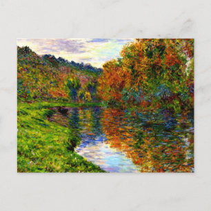 Monet - Arm of the Jeufosse, Autumn, Postcard
