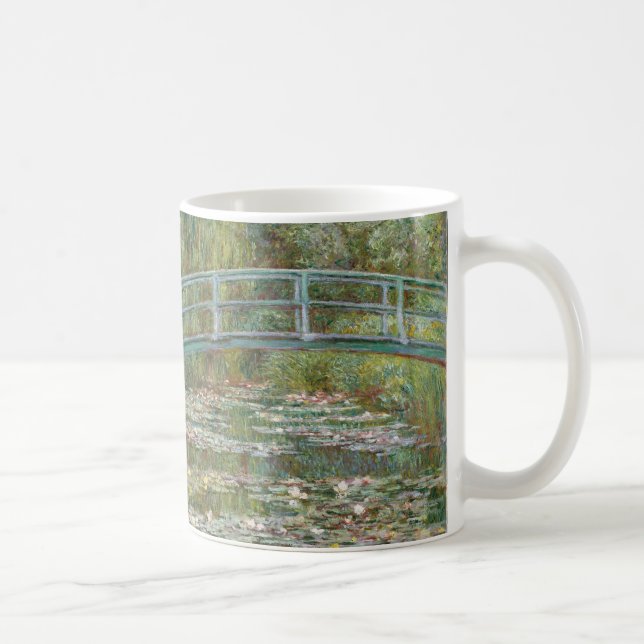 Monet Art Bridge over a Pond of Water Lilies Coffee Mug (Right)