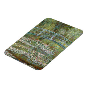 Monet Art Bridge over a Pond of Water Lilies Magnet