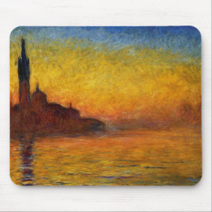 Monet Art Venice Impressionist Painting Mouse Pad