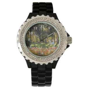 Monet - Artist's Family in the Garden Watch
