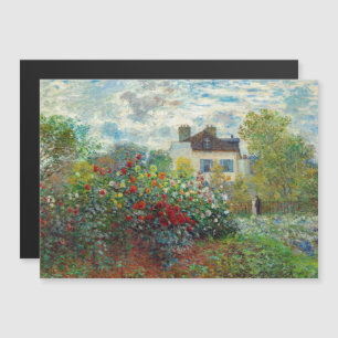 Monet - Artist's Garden Argenteuil Magnetic Card