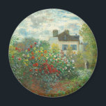 Monet Artists Garden in Argenteuil Painting Magnet<br><div class="desc">Claude Monet - The Artist's Garden in Argenteuil (A Corner of the Garden with Dahlias) by Claude Monet,  1873 at the National Gallery of Art. A beautiful outdoor scene by the father of Impressionism.</div>