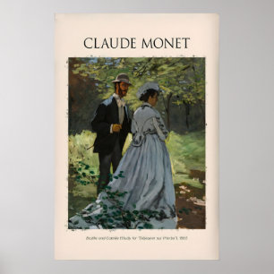 Monet Bazille and Camille Déjeuner sur l Herbe Poster