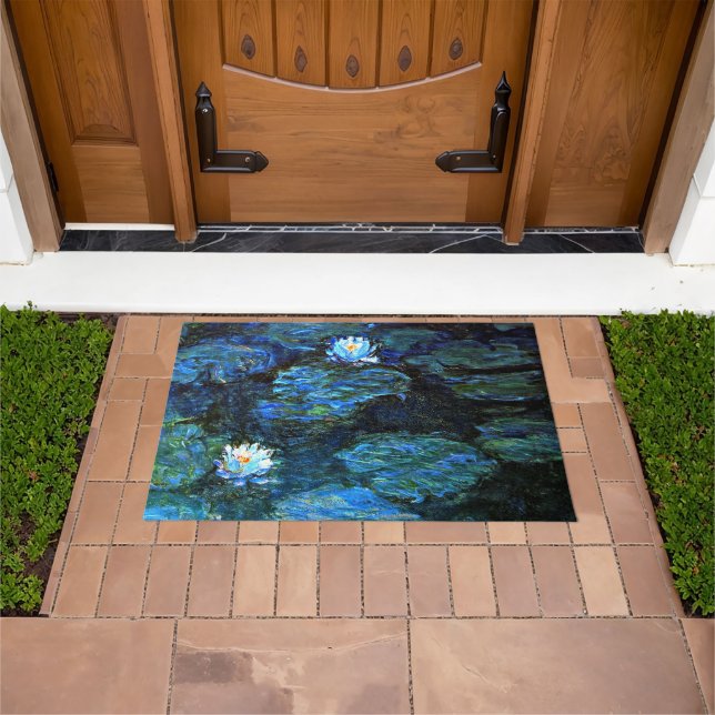 Monet - Blue Water Lilies Doormat (Outdoor)