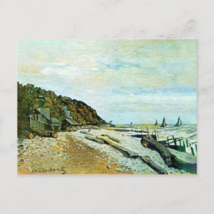 Monet - Boatyard Near Honfleur Postcard