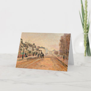 Monet - Boulevard Heloise, Argenteuil, Holiday Card