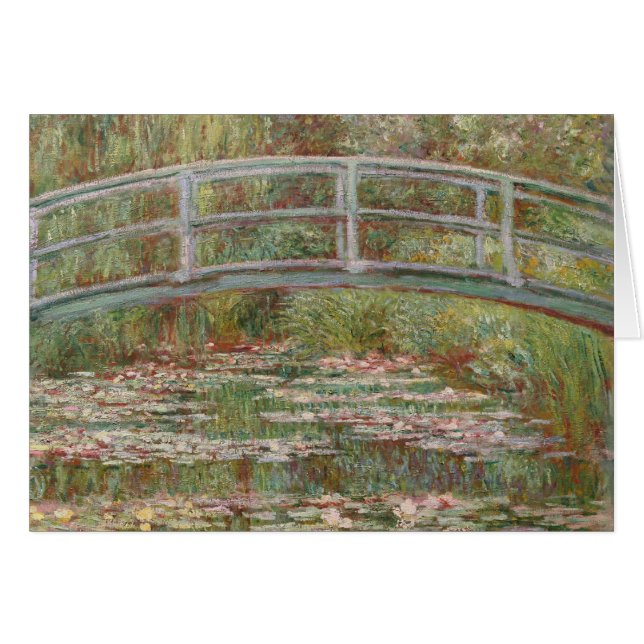Monet Bridge Over Lily Pond Impressionist (Front Horizontal)