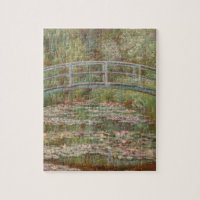 Monet Bridge Over Lily Pond Impressionist