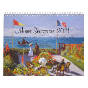 Monet Calendar For 2013 ~ Monet Seascapes Calendar