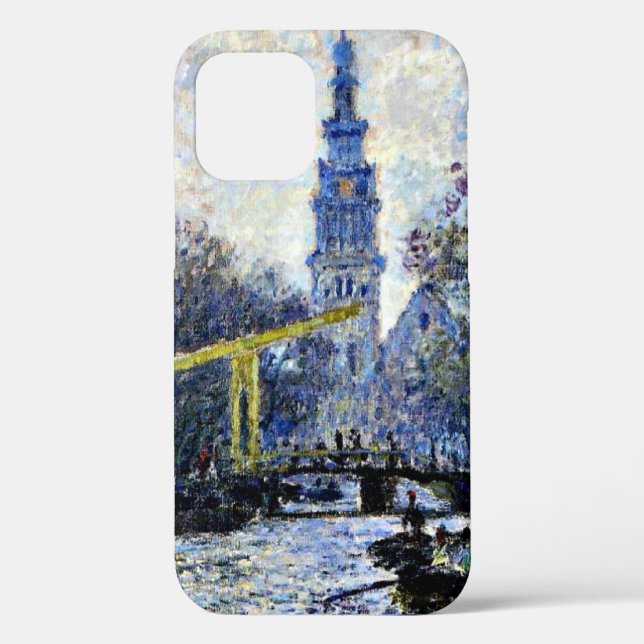 Monet - Canal in Amsterdam, Case-Mate iPhone Case (Back)