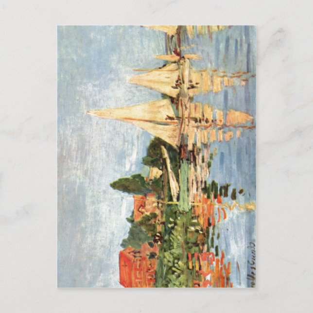 Monet, Claude R?gate ? Argenteuil Regatta bei Arge Postcard (Front)