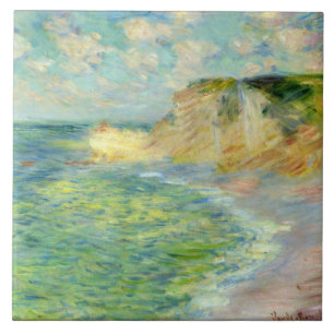 Monet - Cliffs at Amont Ceramic Tile