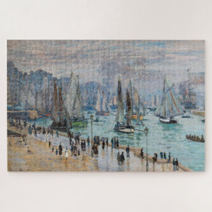 Monet - Fishing Boats Leaving the Harbour, Le Havr Jigsaw Puzzle