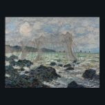 Monet - Fishing Nets At Pourville Poster<br><div class="desc">Fishing Nets At Pourville by Claude Monet. For more poster-ready images from Zedign Art Series Book 3 "Claude Monet - Paintings & Drawings  Vol 2",  visit https://books.zedign.com/zas/3.html</div>