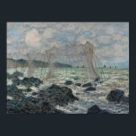 Monet - Fishing Nets At Pourville Poster<br><div class="desc">Fishing Nets At Pourville by Claude Monet. For more poster-ready images from Zedign Art Series Book 3 "Claude Monet - Paintings & Drawings  Vol 2",  visit https://books.zedign.com/zas/3.html</div>