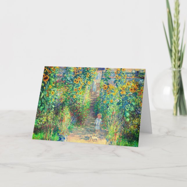 Monet Flower Garden Invitation (Front)