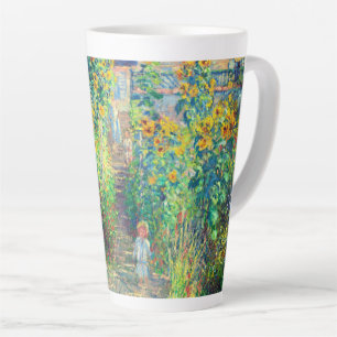 Monet Flower Garden Latte Mug