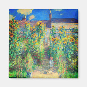 Monet Flower Garden Magnet