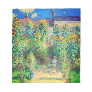 Monet Flower Garden Notepad